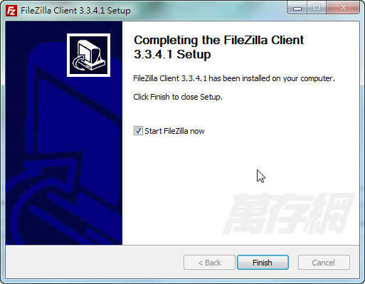 FileZilla 安裝步驟(完)